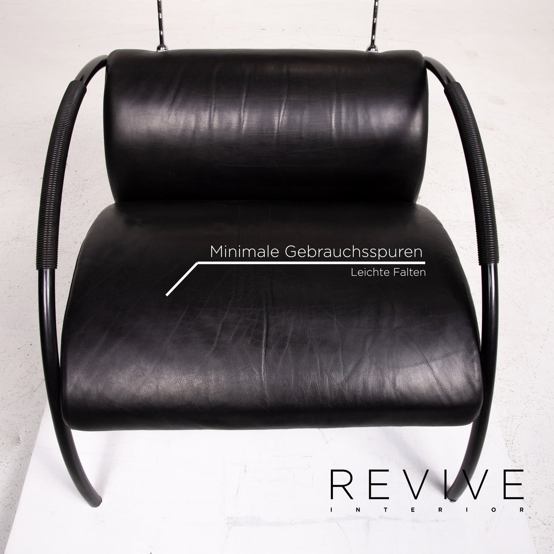 Cor Zyklus Leder Sessel Schwarz Outlet #13486