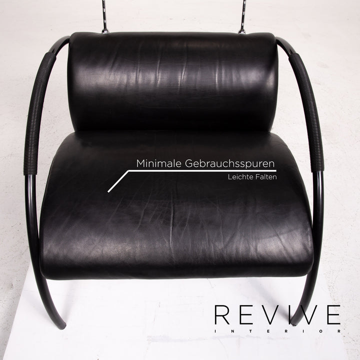 Cor Zyklus Leder Sessel Schwarz Outlet #13486