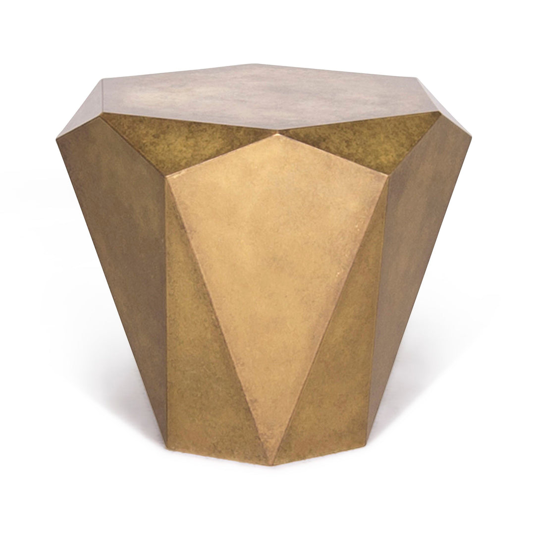 Bretz Stealth Metall Messing Partiniert Couchtisch Gold Diamant #9087