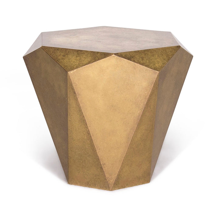 Bretz Stealth Metall Messing Partiniert Couchtisch Gold Diamant #9087