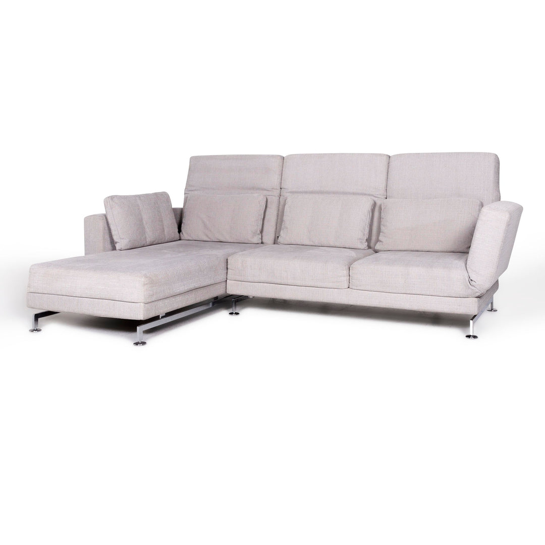 Brühl Moule Stoff Ecksofa Grau Couch #8370
