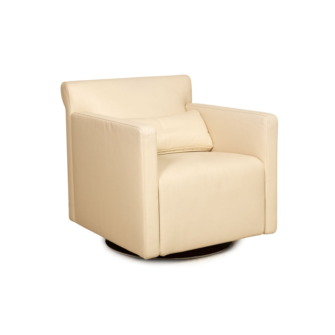 Cor Quant Leder Sessel Creme