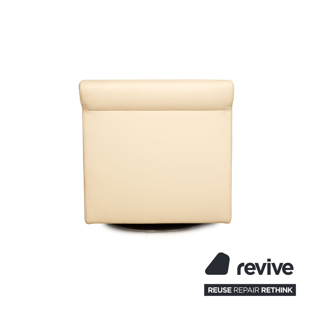 Cor Quant Leder Sessel Creme