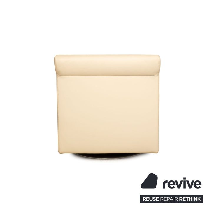 Cor Quant Leder Sessel Creme
