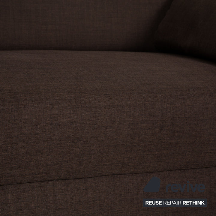 Ewald Schillig Selection Plus Stoff Braun Sofa Couch