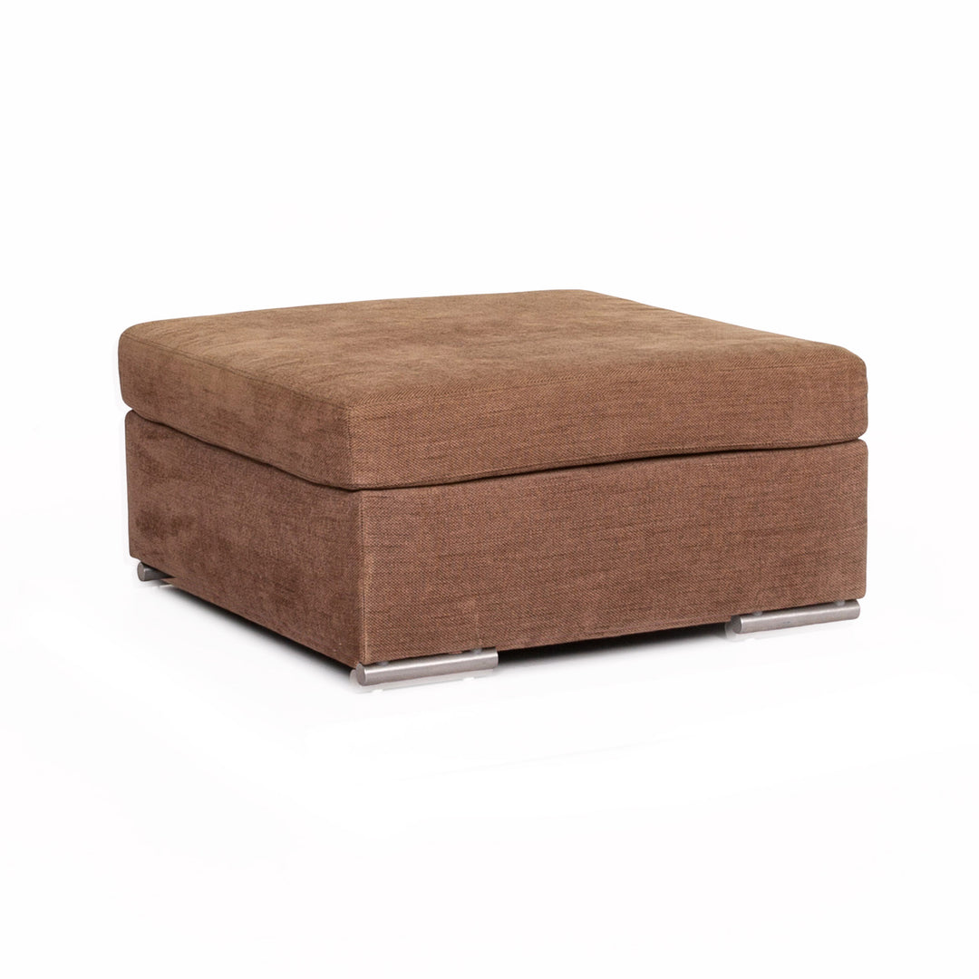 Tabouret en tissu Ewald Schillig marron marron clair Outlet #13826