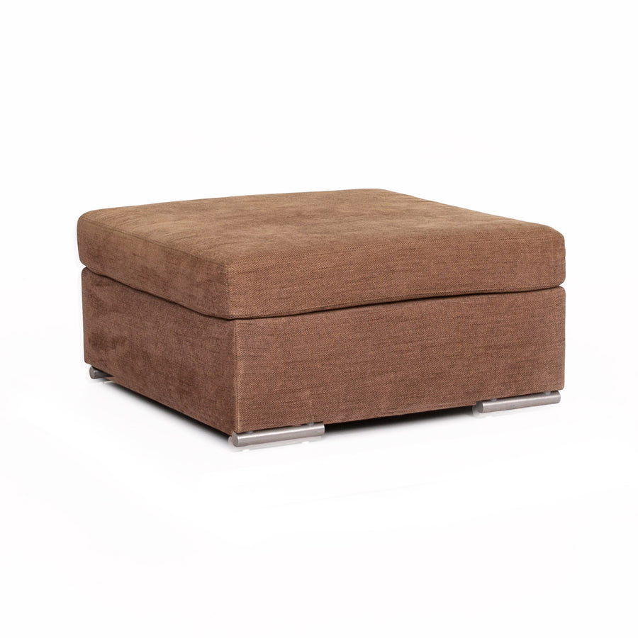 Tabouret en tissu Ewald Schillig marron marron clair Outlet #13826