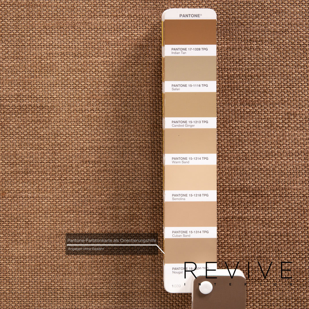 Tabouret en tissu Ewald Schillig marron marron clair Outlet #13826