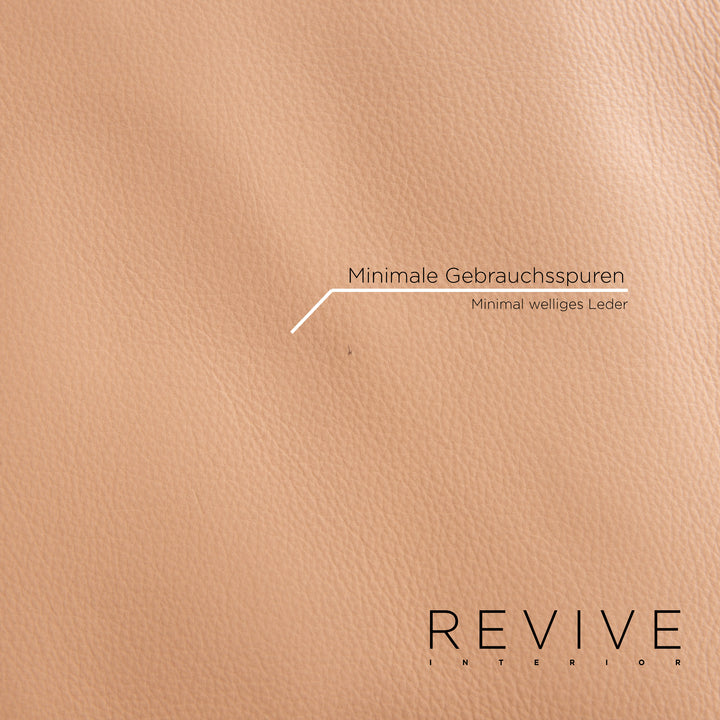 Flexform Happy Leder Liege Beige Chaiselongue Relaxliege #13743