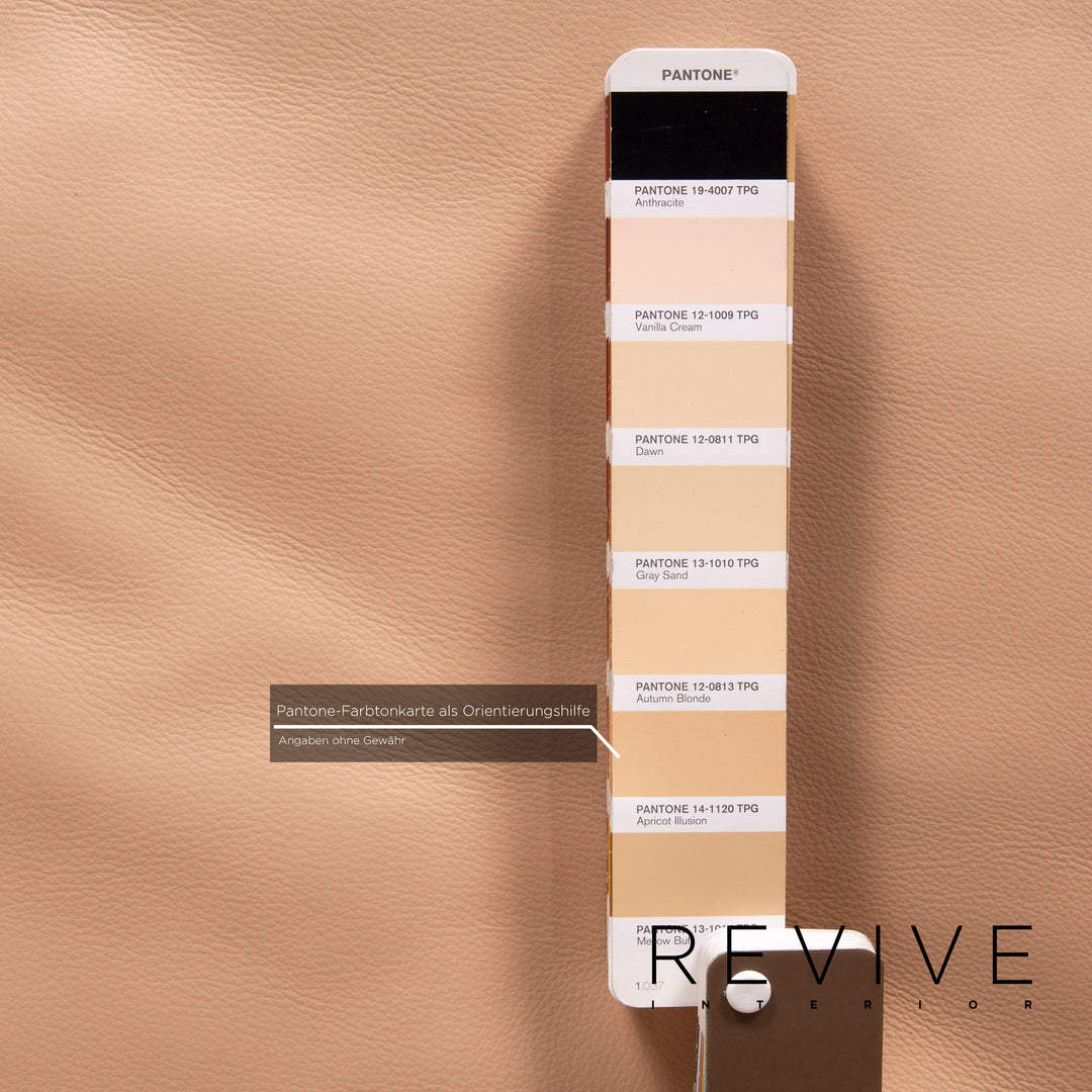 Flexform Happy Leder Liege Beige Chaiselongue Relaxliege #13743