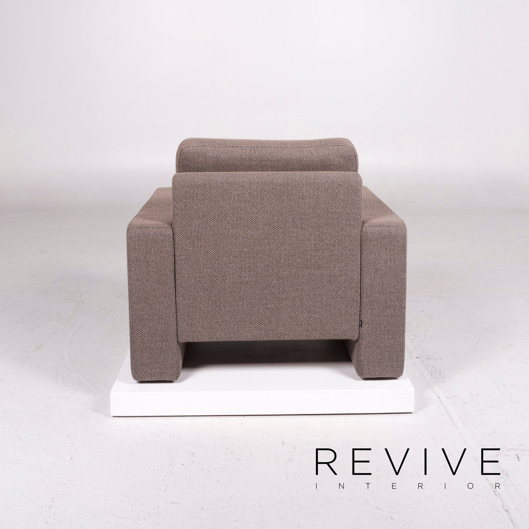 Fauteuil en tissu Cor Conseta marron marron clair #12026