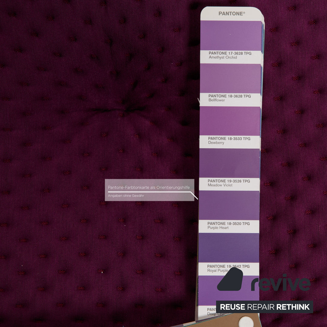 Ligne Roset Canapé En Tissu Ploum Violet Canapé Trois Places