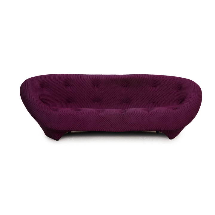 Ligne Roset Canapé En Tissu Ploum Violet Canapé Trois Places