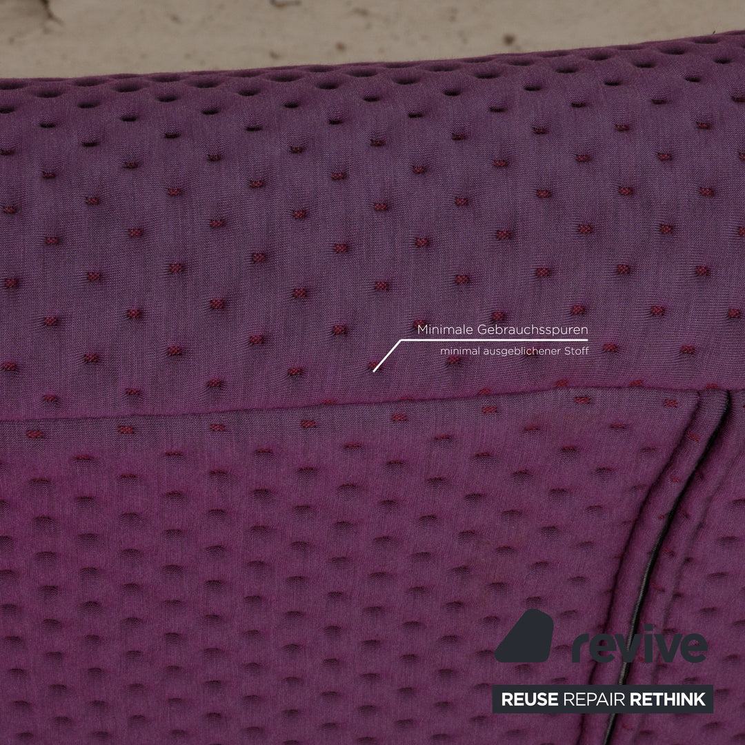 Ligne Roset Canapé En Tissu Ploum Violet Canapé Trois Places