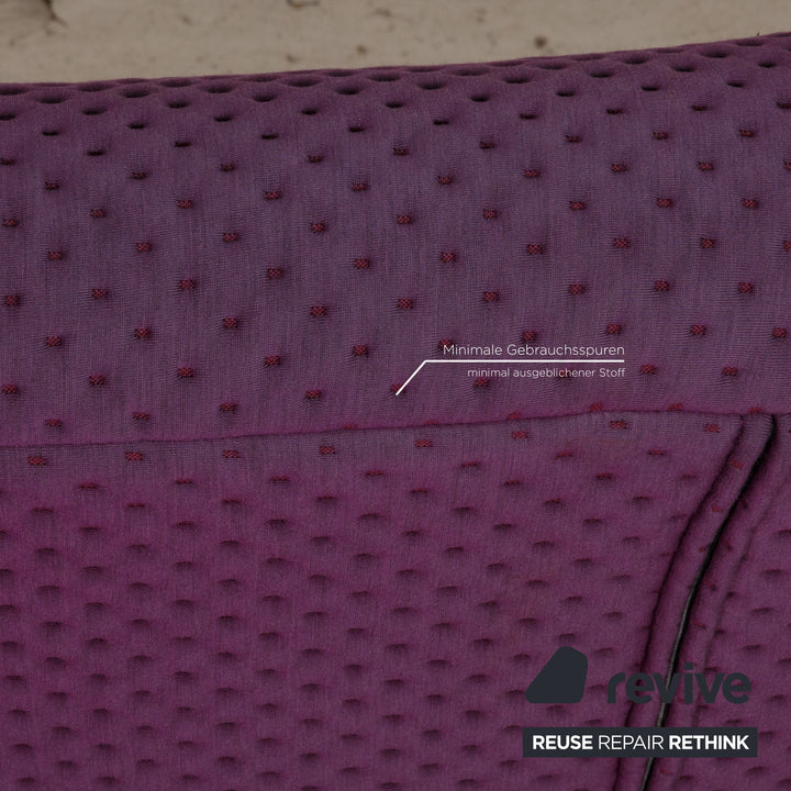 Ligne Roset Canapé En Tissu Ploum Violet Canapé Trois Places