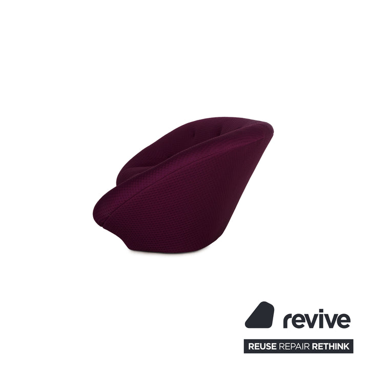 Ligne Roset Canapé En Tissu Ploum Violet Canapé Trois Places