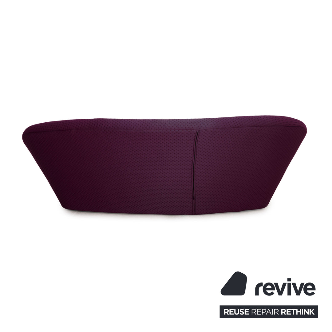 Ligne Roset Canapé En Tissu Ploum Violet Canapé Trois Places