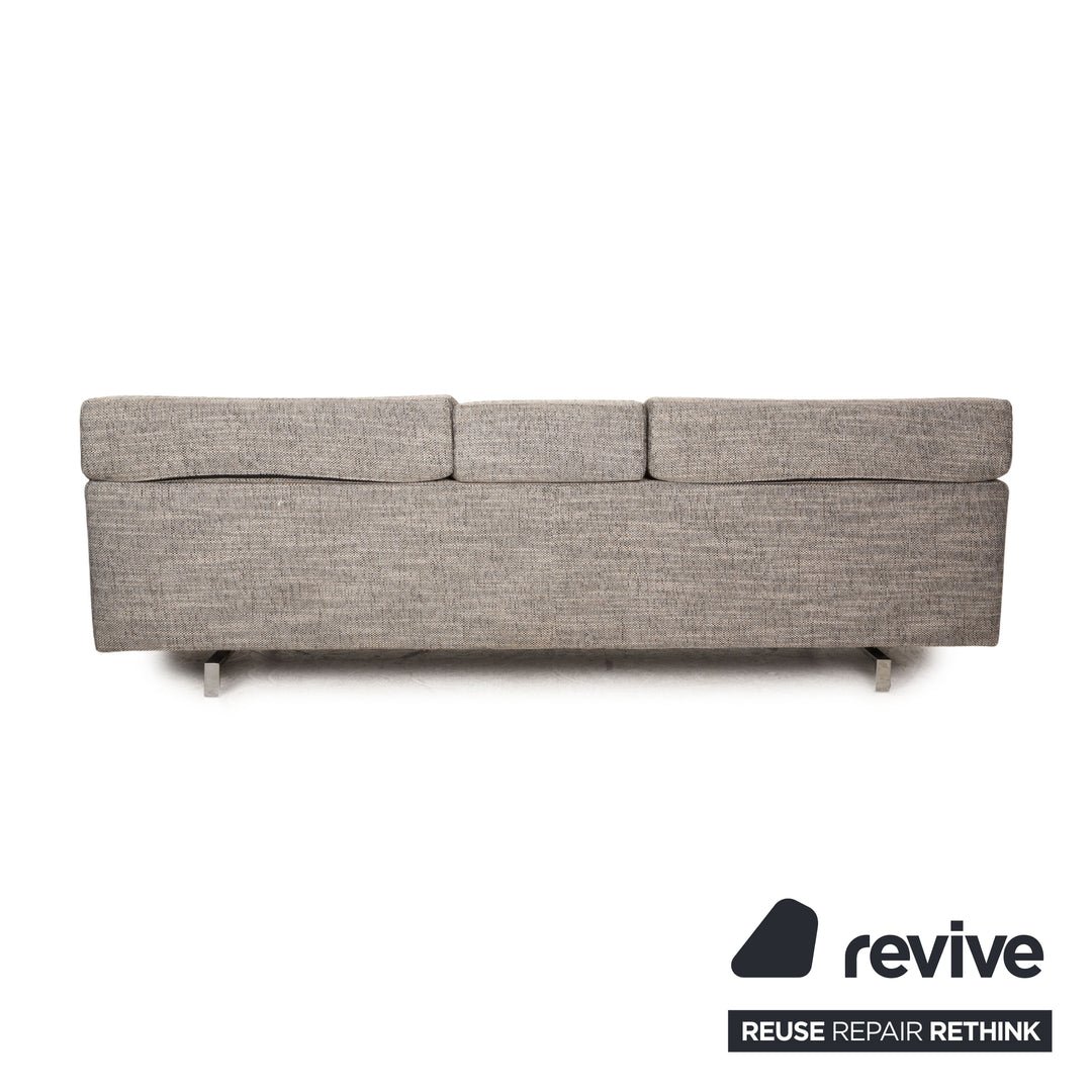 Machalke Black Jack Stoff Dreisitzer Grau Sofa Couch