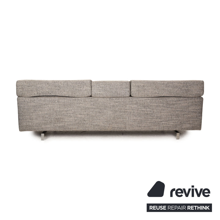 Machalke Black Jack Stoff Dreisitzer Grau Sofa Couch