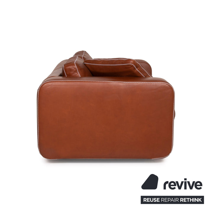 Machalke Valentino Leather Sofa Brown Two Seater