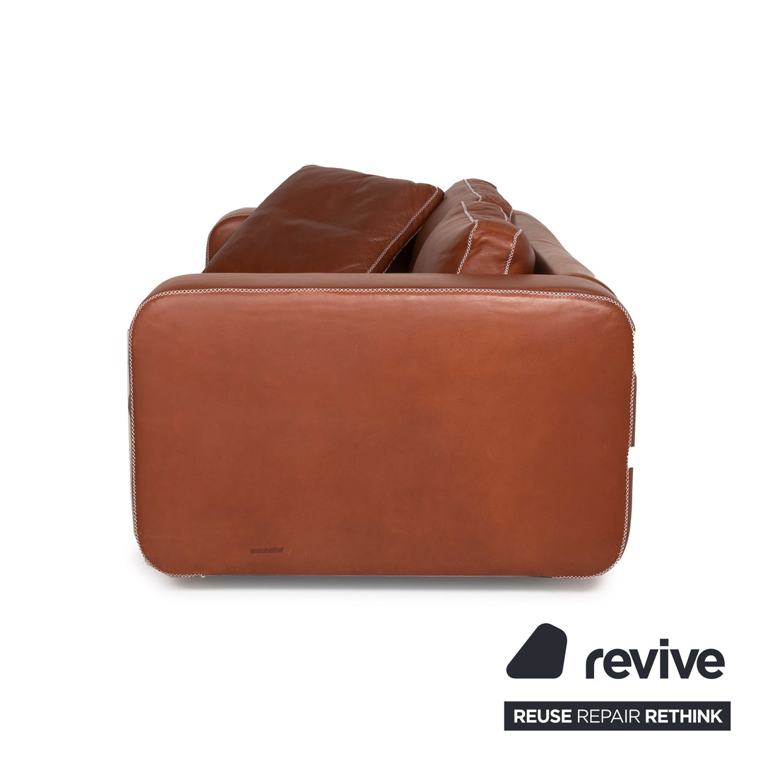 Machalke Valentino Leather Sofa Brown Two Seater