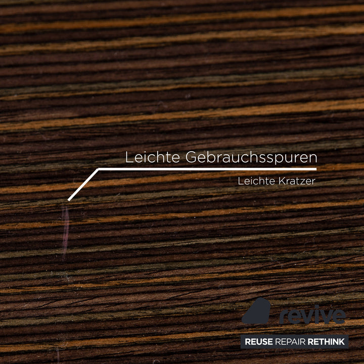Minotti Wooden Coffee Table Brown High Gloss Table #15472