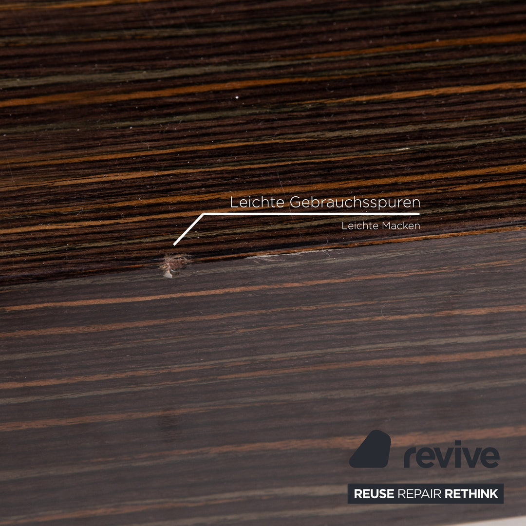 Minotti Wooden Coffee Table Brown High Gloss Table #15472