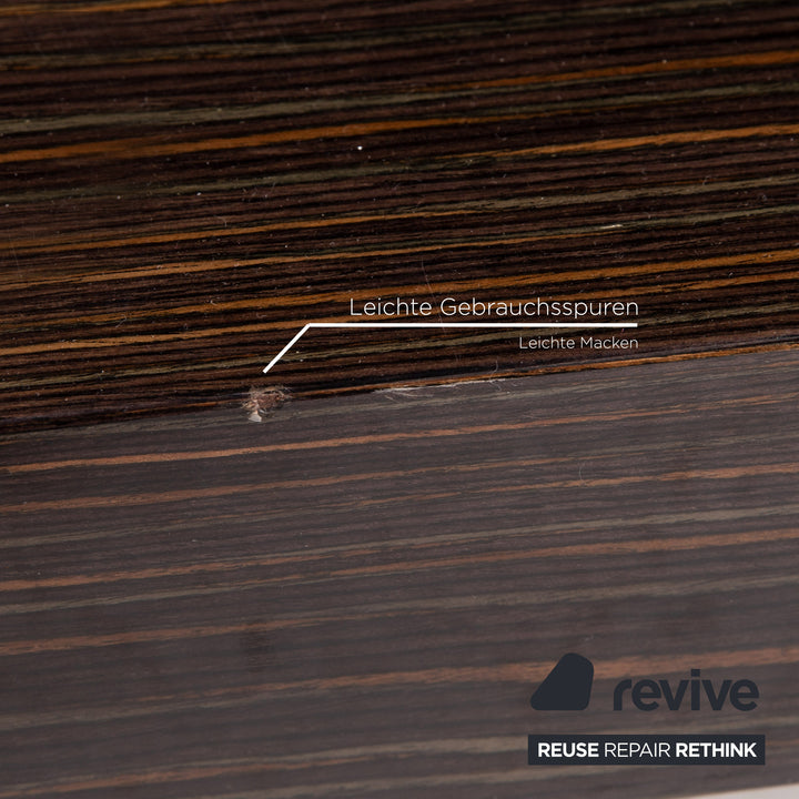 Minotti Wooden Coffee Table Brown High Gloss Table #15472