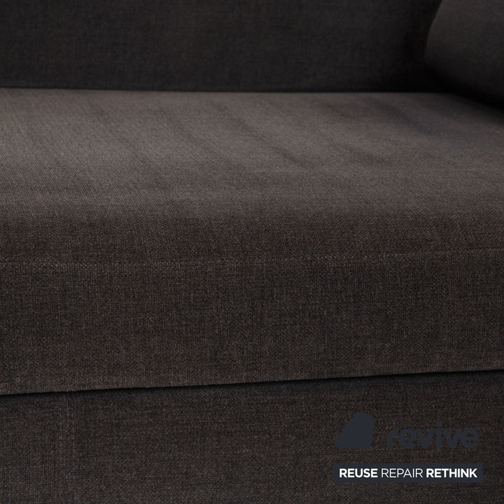 Minotti fabric lounger gray chaise longue