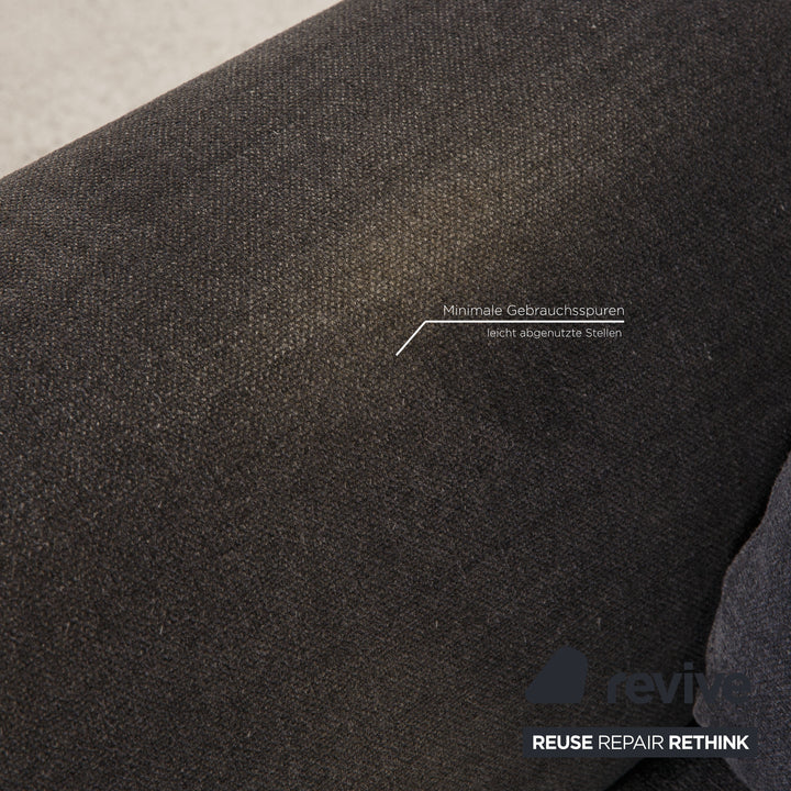 Minotti fabric sofa set gray three-seater lounger couch