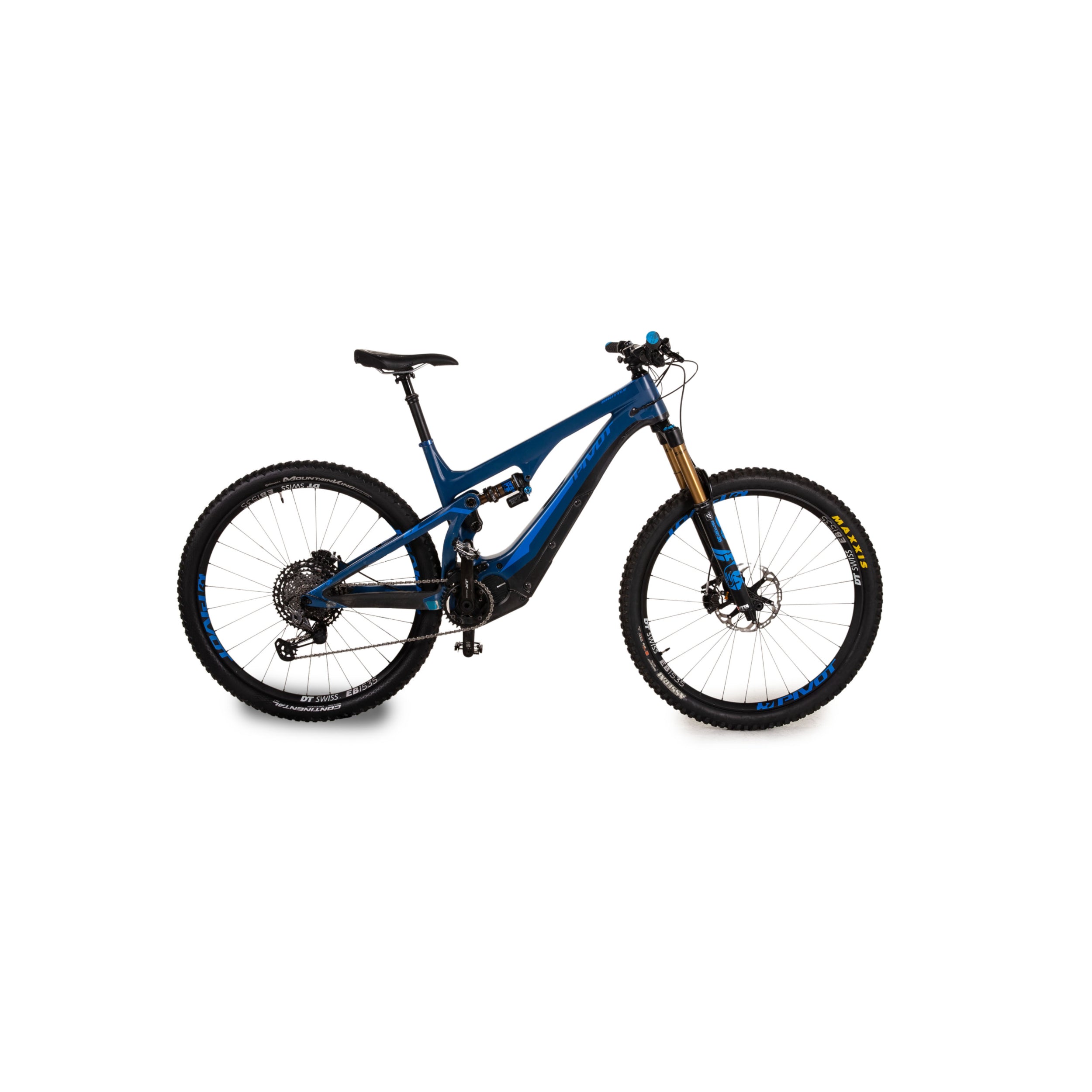 Pivot E Mountainbike Shuttle 29 Team Xtr 2020 Blau Carbon 2 Hand