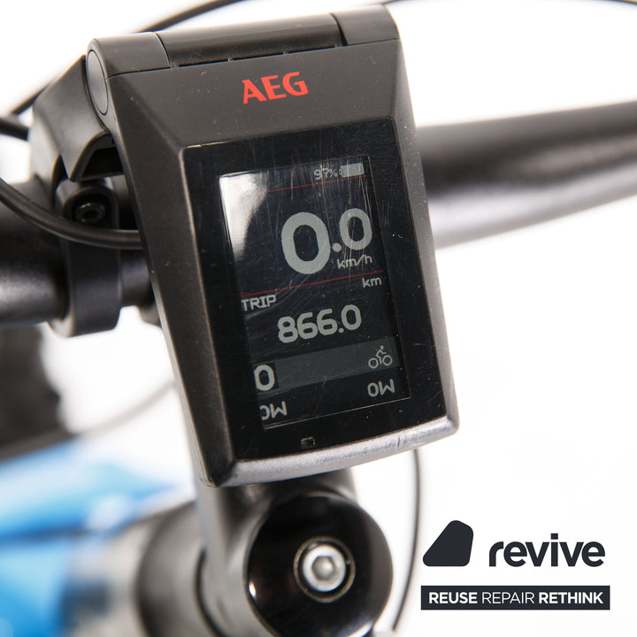 Prophete Graveler e8000 2021 VTT électrique en aluminium noir bleu RG M vélo entièrement