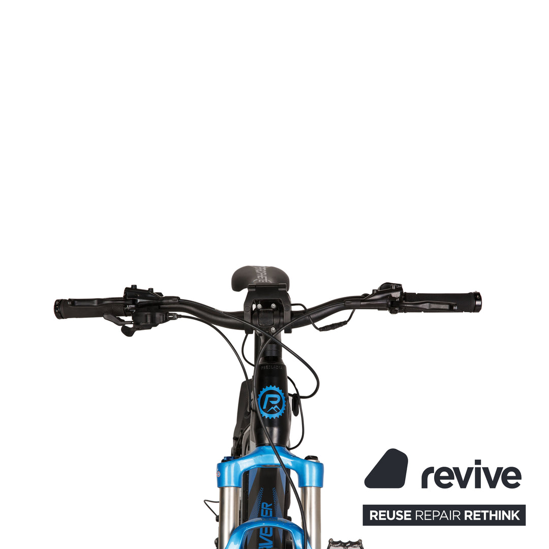 Prophete Graveler e8000 2021 VTT électrique en aluminium noir bleu RG M vélo entièrement
