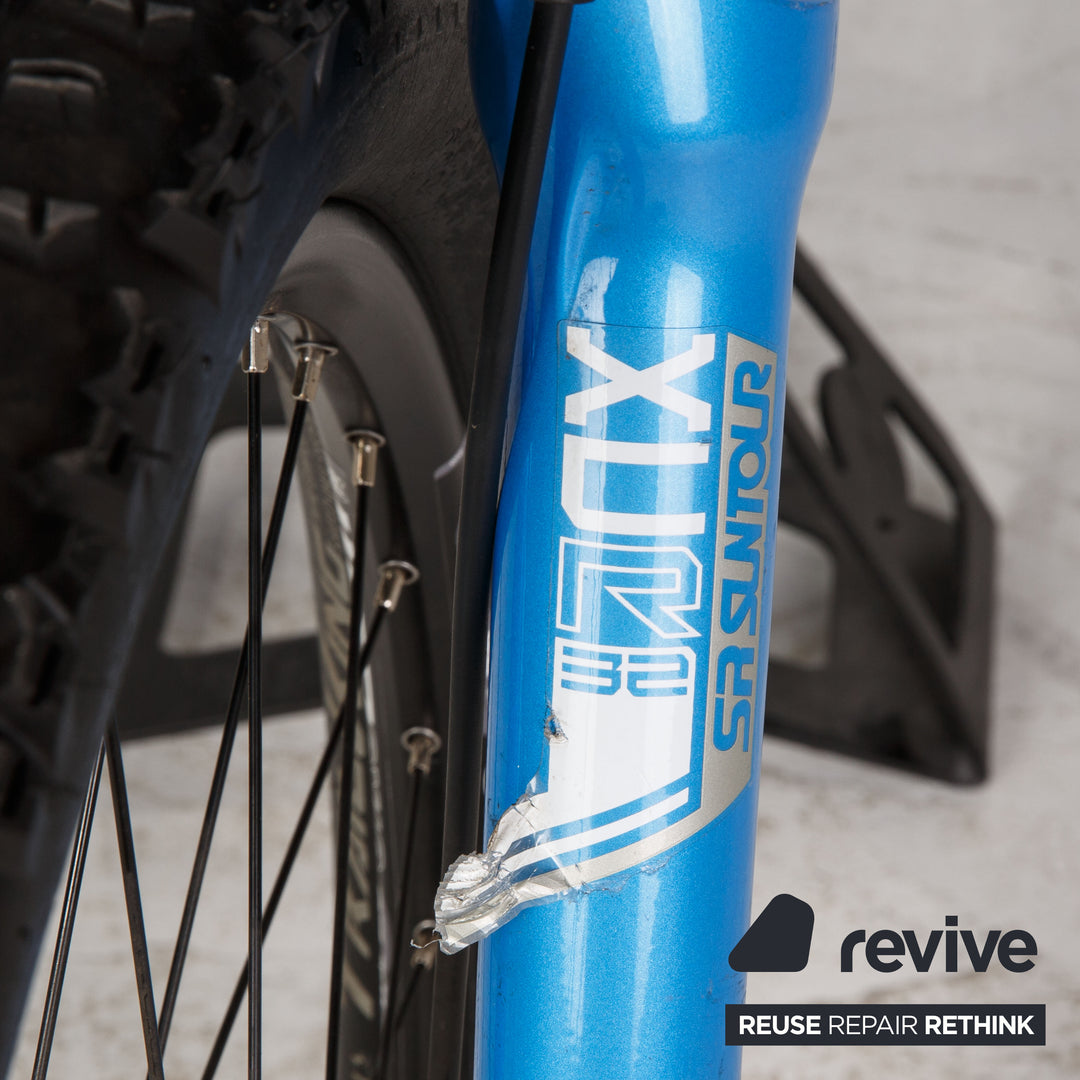 Prophete Graveler e8000 2021 VTT électrique en aluminium noir bleu RG M vélo entièrement