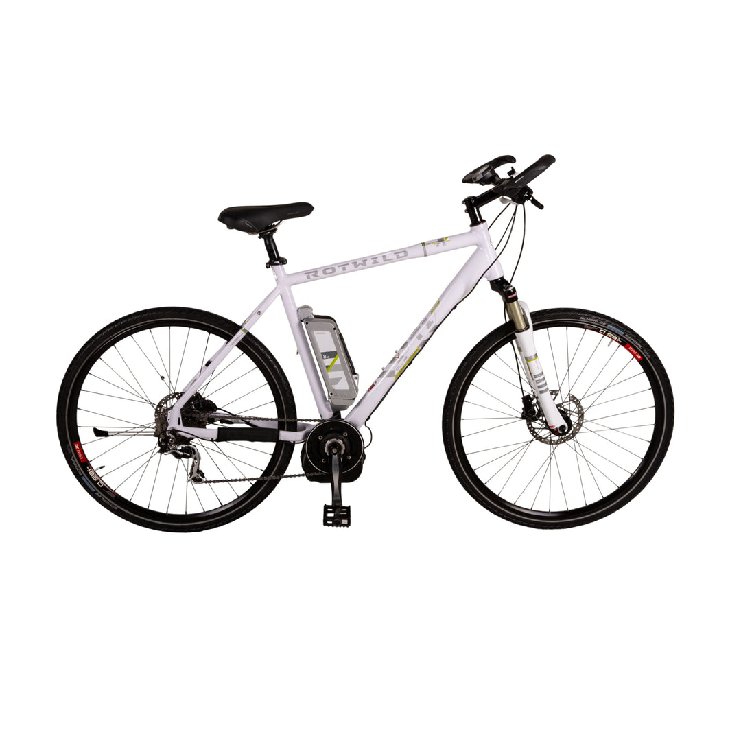 Rotwild R.T1 Hybrid 2011 E-Mountain Bike Hybrid Blanc RH XL Vélo semi-rigide