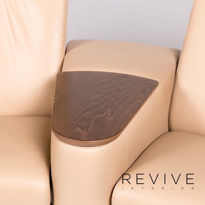 Stressless Arion canapé en cuir Beige quatre places fonction Home cinéma fonction Relax canapé #11026