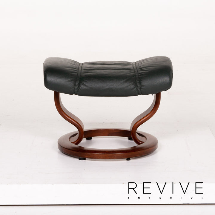 Stressless Consul Leather Chair Green Dark Green Relax Chair Function Relax Function #13828