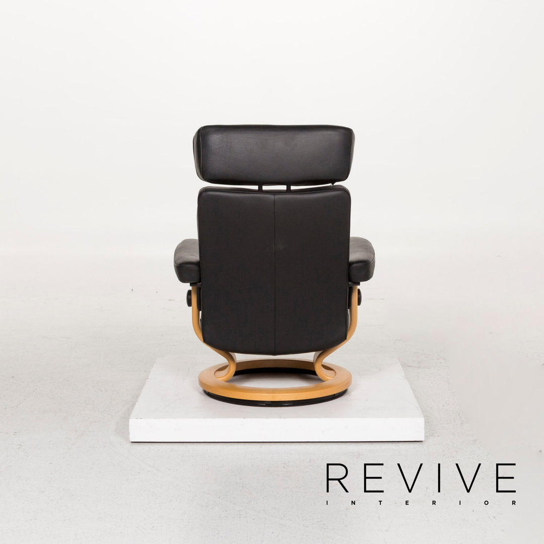 Stressless Orion Leather Chair Black Function Relax Chair #12881