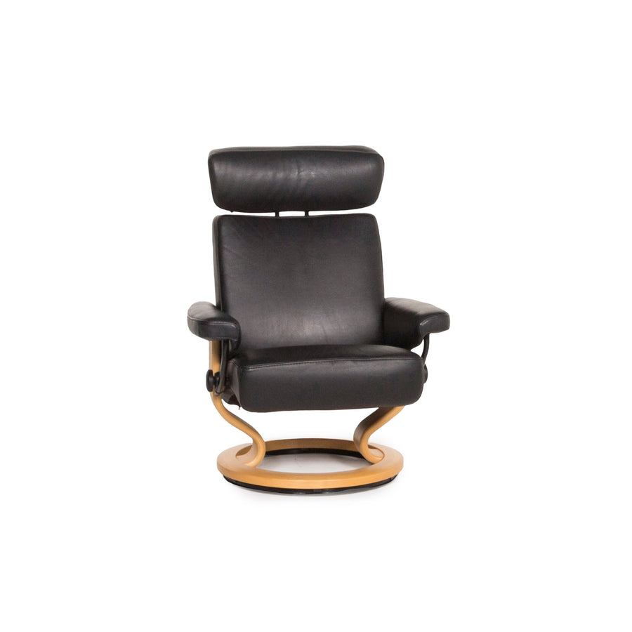 Stressless Orion Leather Chair Black Function Relax Chair #12881