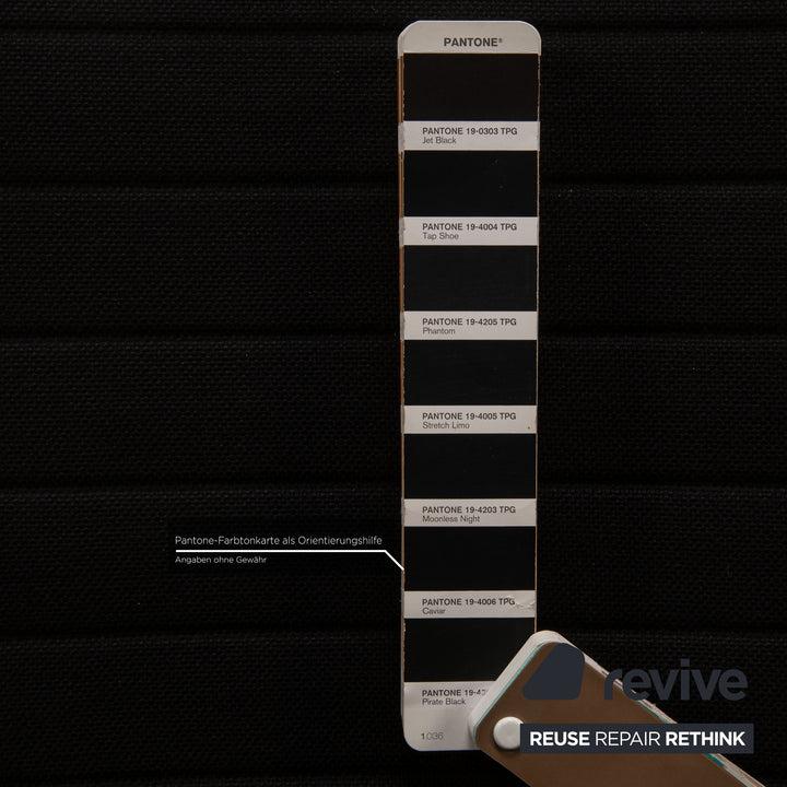 Vitra EA 108 Fabric Chair Set Black Armchair by Hermann Miller