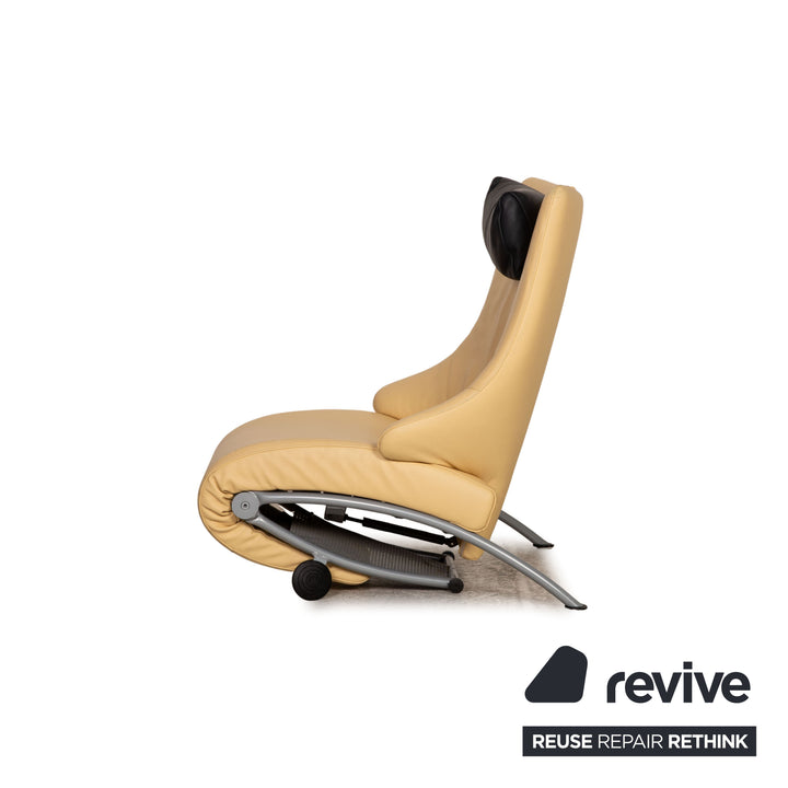 WK Wohnen Solo 699 leather armchair cream function