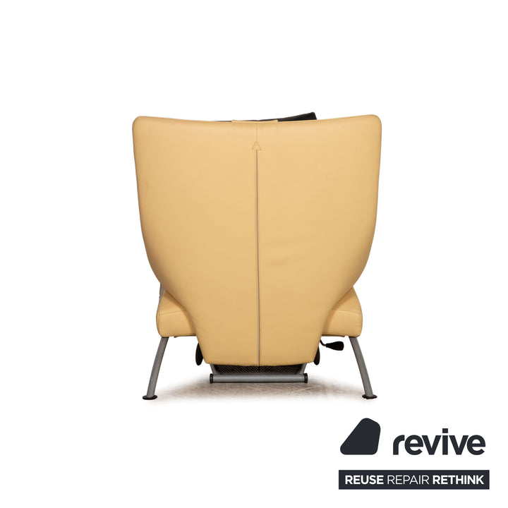 WK Wohnen Solo 699 leather armchair cream function