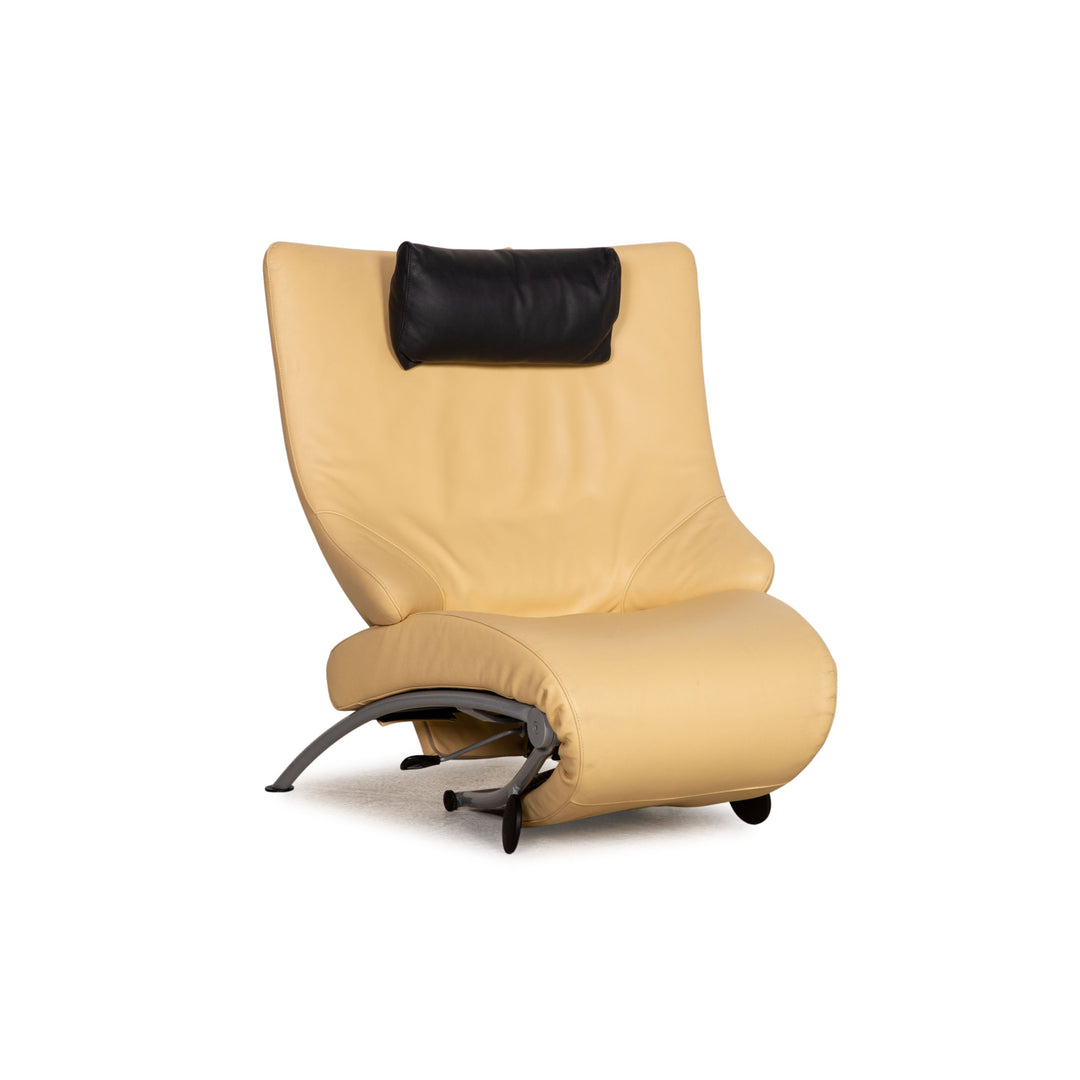 WK Wohnen Solo 699 leather armchair cream function