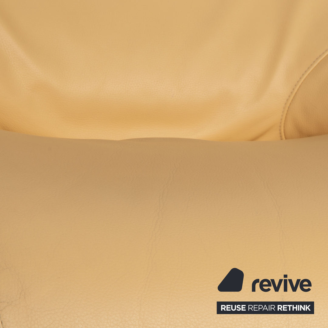 WK Wohnen Solo 699 leather armchair cream function