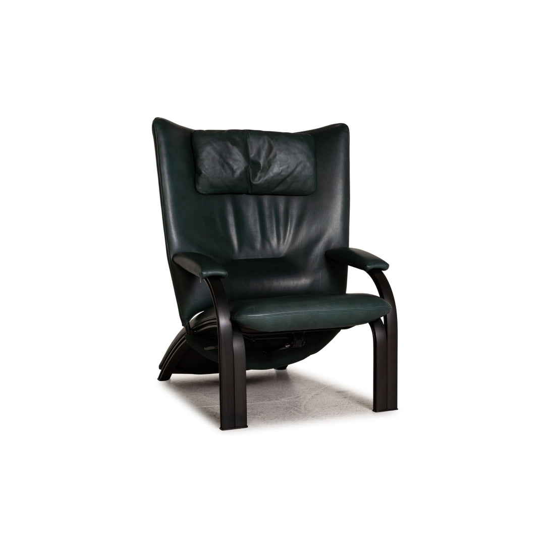 WK Wohnen Spot 698 fauteuil en cuir fonction vert foncé fonction relaxation