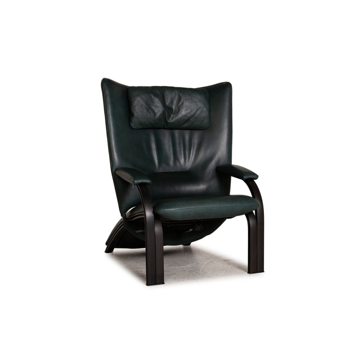 WK Wohnen Spot 698 fauteuil en cuir fonction vert foncé fonction relaxation