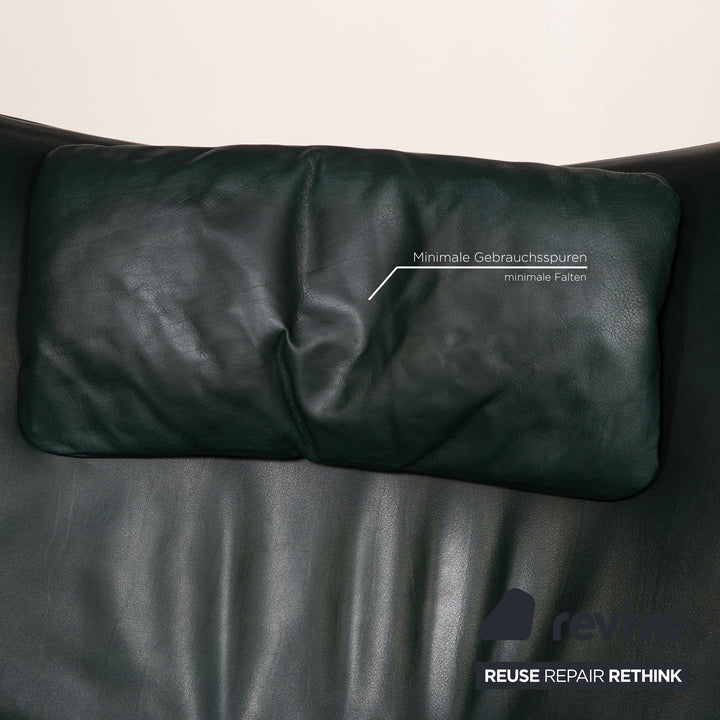 WK Wohnen Spot 698 fauteuil en cuir fonction vert foncé fonction relaxation