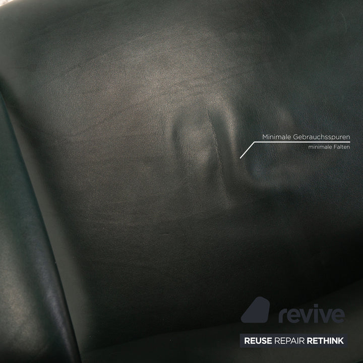 WK Wohnen Spot 698 fauteuil en cuir fonction vert foncé fonction relaxation