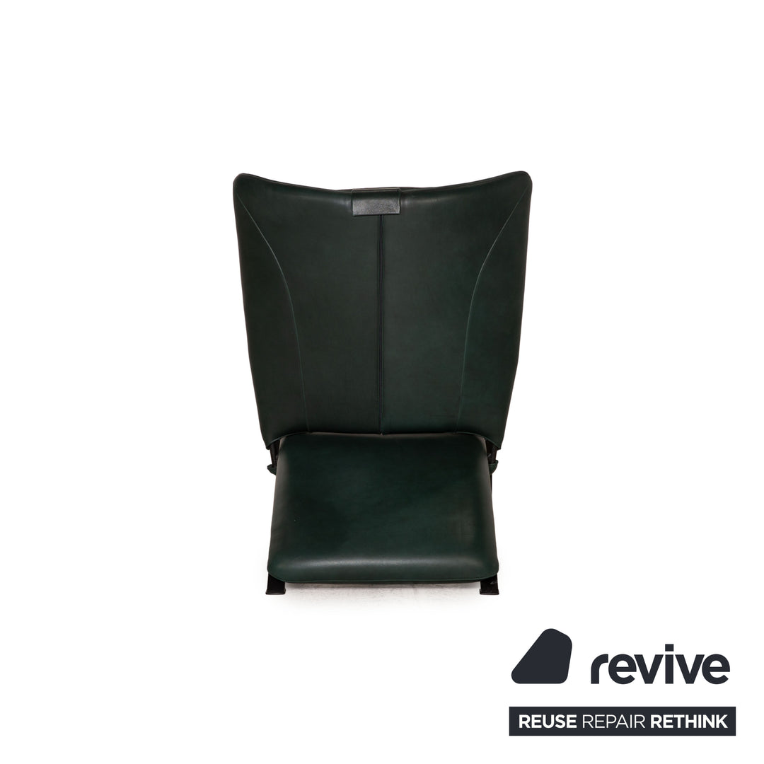 WK Wohnen Spot 698 ensemble de fauteuils en cuir fonction vert foncé fonction relaxation