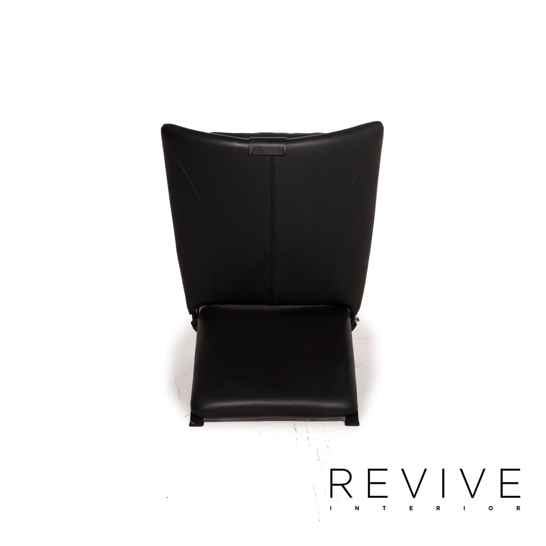 WK Wohnen Spot 698 Leder Sessel Schwarz Funktion Relaxsessel Relaxfunktion